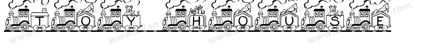 TOY HOUSE字体转换